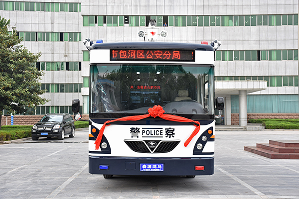 安徽合肥移动警务方舱发车(图2)