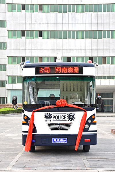 河南周口采购的移动警务室发车(图1)