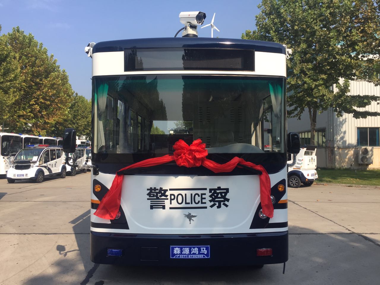 山东潍坊市移动警务室发车(图1)