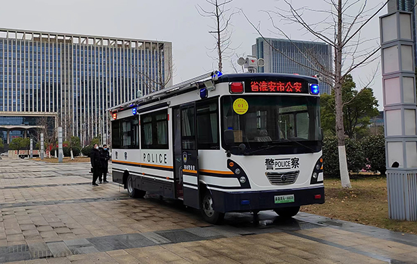 智慧警务再添翅膀||江苏淮安市移动警务室列装(图2)